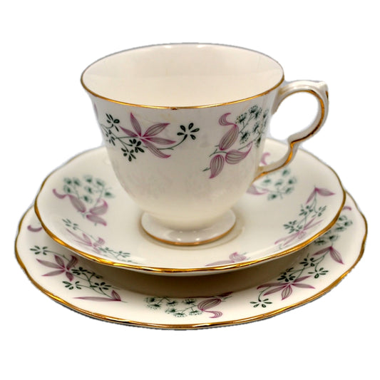 Colclough Adam China C shape Teacup Saucer and Side Plate