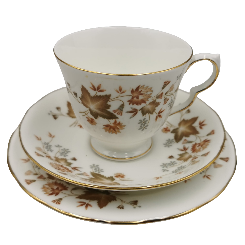 Colclough Avon Bone China Teacup, Saucer sand Side Plate Trio