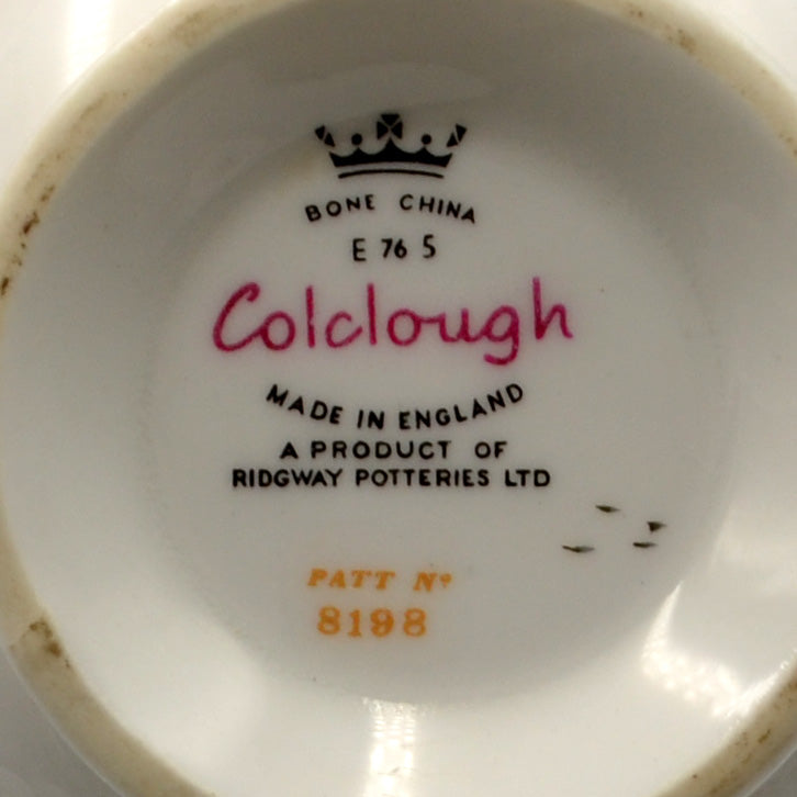 Colclough Ridgway Crispin 8198 Breakfast Cup and Saucer