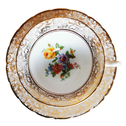 Collingwood Cabinet Floral China Teacup and Saucer