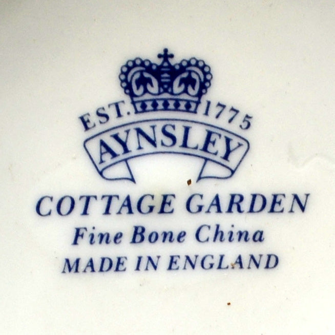 Aynsley China Cottage Garden Cake Serving Plate