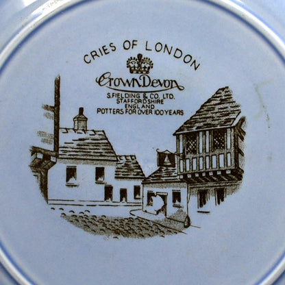 Crown Devon China Cries of London Chairs to Mend Plate