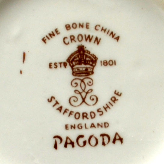 Crown Staffordshire Fine Bone China Pagoda Bud Vase
