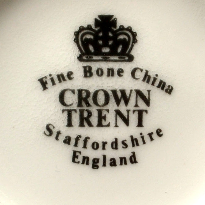 Set of 3 Crown Trent Floral Fine Bone China Mugs
