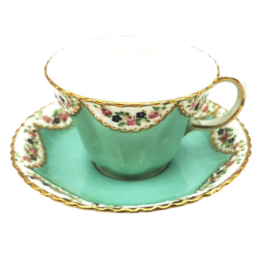 antique delphine china teacup