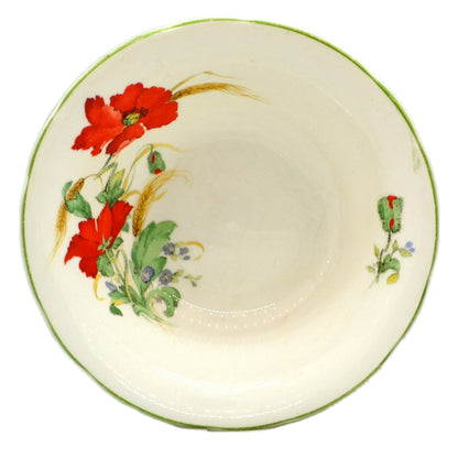 Vintage Duchess Poppies 659 China Dessert or Cereal Bowl