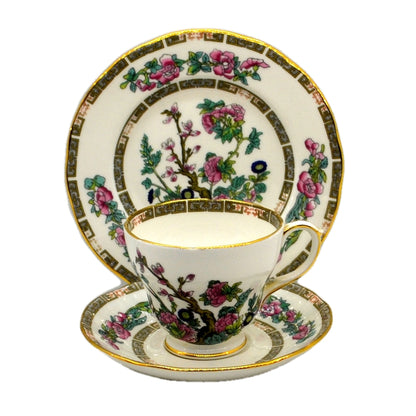 Duchess Bone China Indian Tree Teacup trio