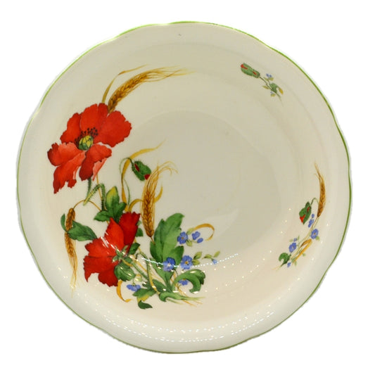 Vintage Duchess Poppies 659 China Large Serving Bowl