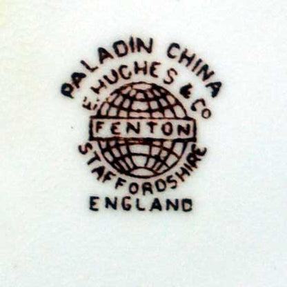 Antique E Hughes & Co Paladine China pattern 1939 Saucer