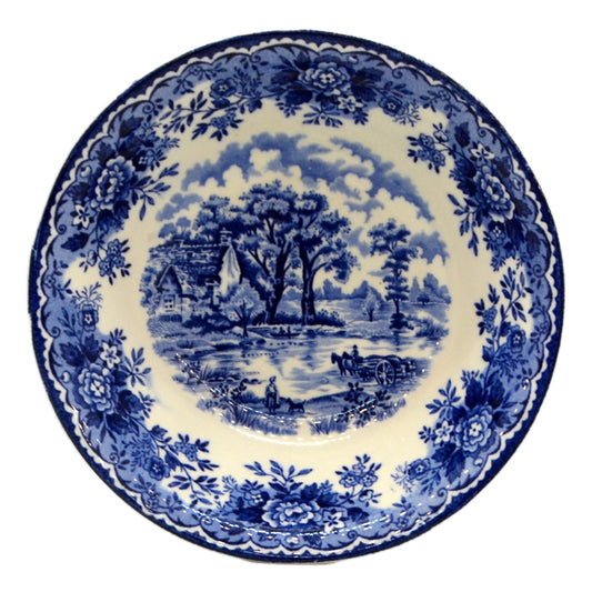 Alfred Meakin Blue and White China Edinburgh Dinner Plate
