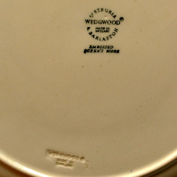 Wedgwood China Embossed Queensware Dinner Plate – Vintage Farmhouse ...