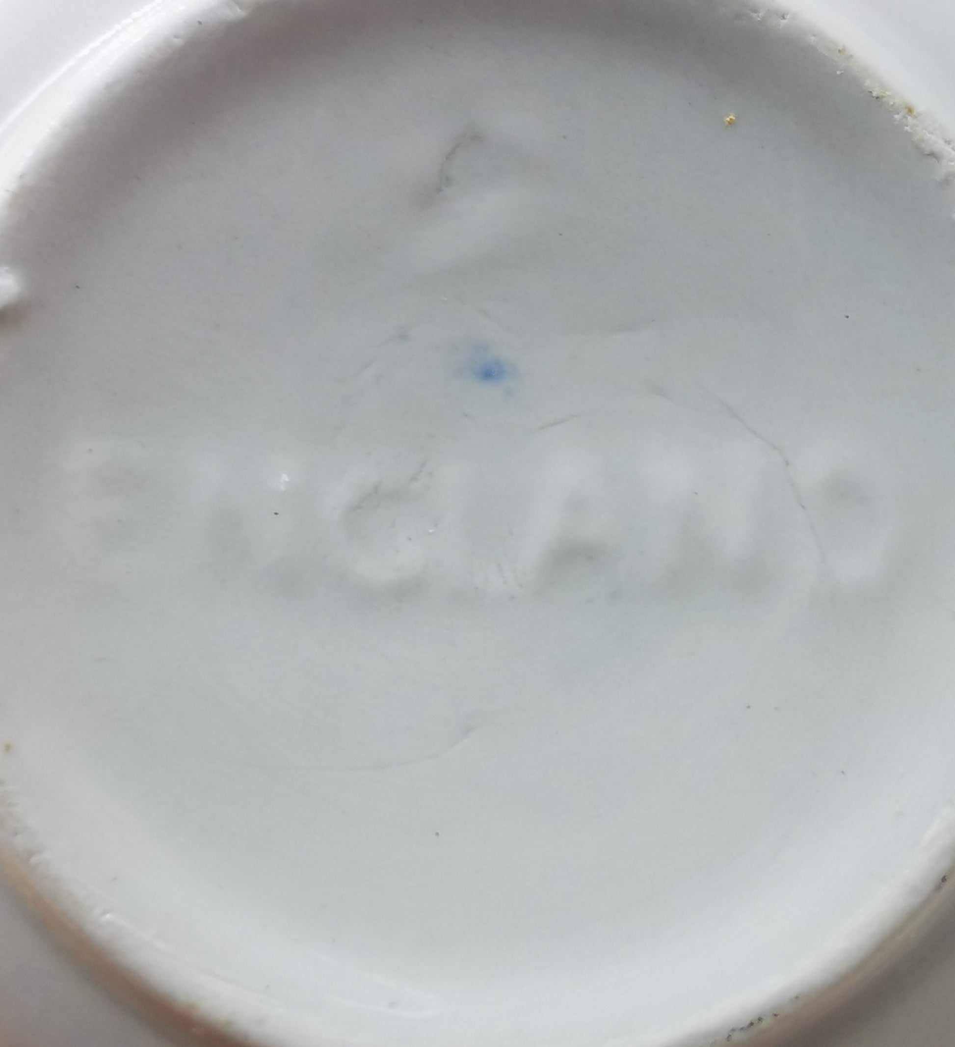 Antique Blue and White Willow English China Teacup and Saucer