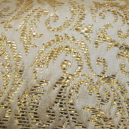 Vintage Evening Bag Cream Pastel & Gilt c1960