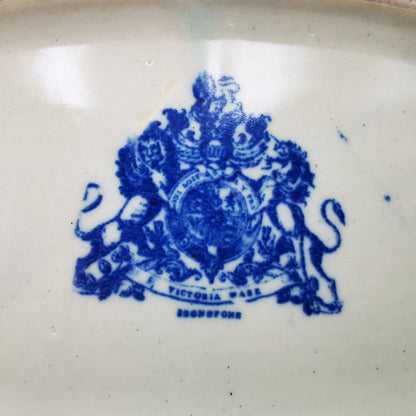 A Reproduction Victoria Ware China Meat Platter based on Spode's Tower