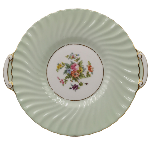 Minton Fluted Pale Green and White China 