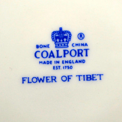 Coalport China Flower Of Tibet Patterned Trinket Dish