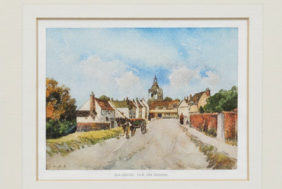 framed print Felstead Norfolk