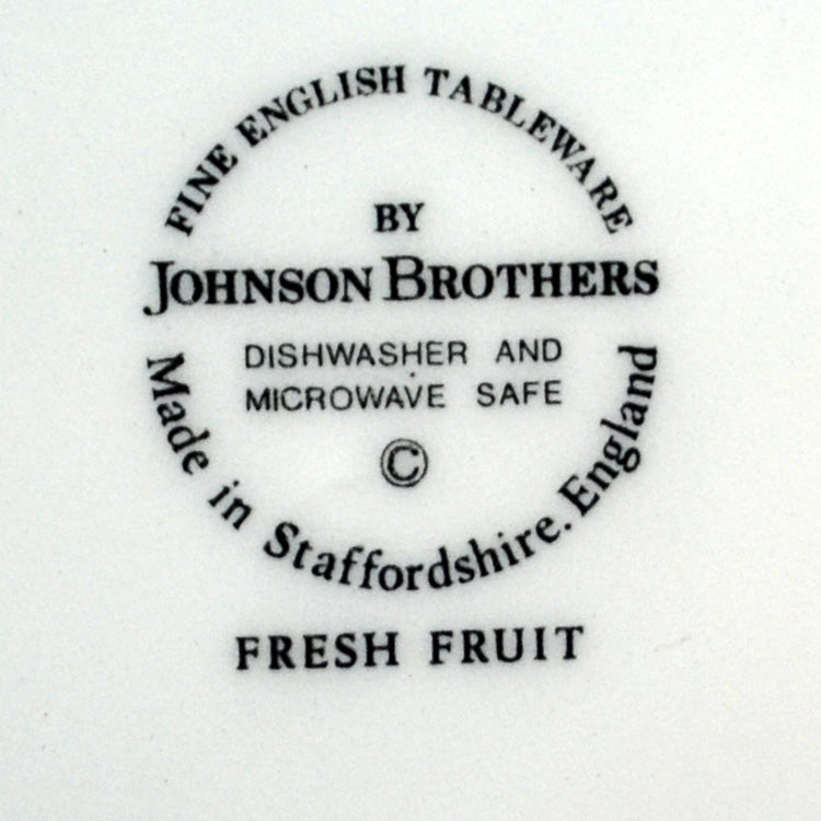 Johnson Brothers China Fresh Fruit Dinner Plate