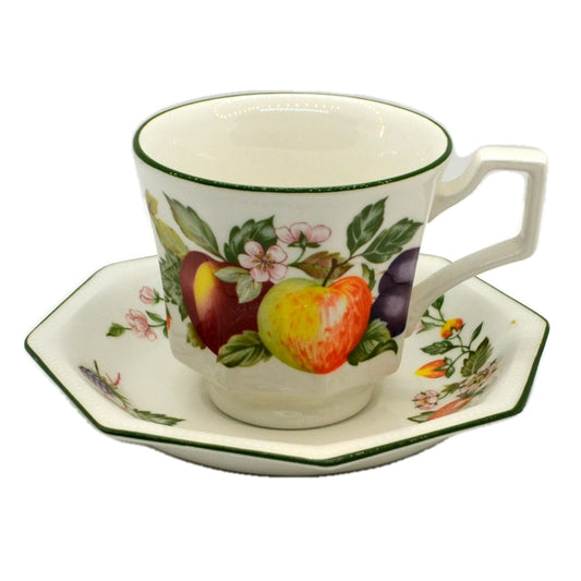 Johnson Brothers China Fresh Fruits Teacup and Saucer
