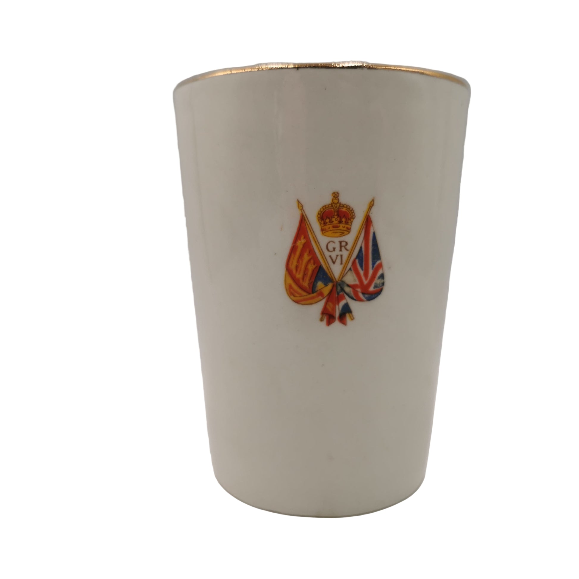 Lawleys 1937 George VI Coronation China Beaker