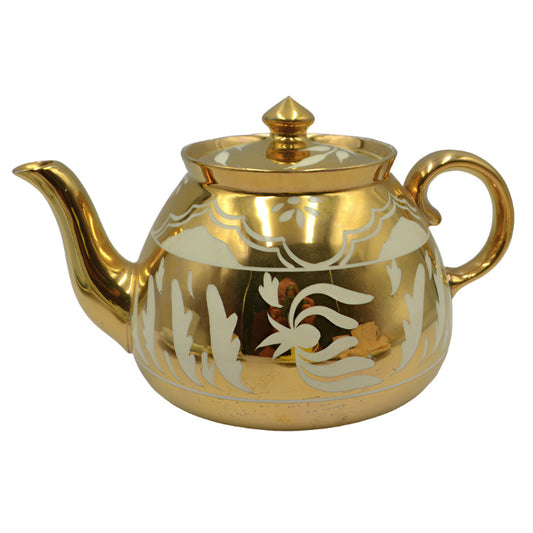 vintage teapot by gibsons in W206 gold design