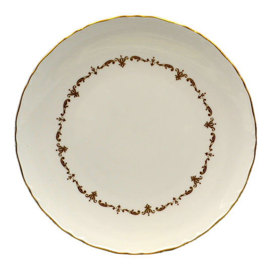 Royal Worcester China Gold Chantily Cake Plate