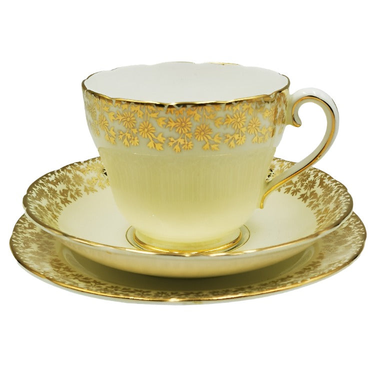 Vintage Adderley China H453 Teacup Saucer and Side Plate