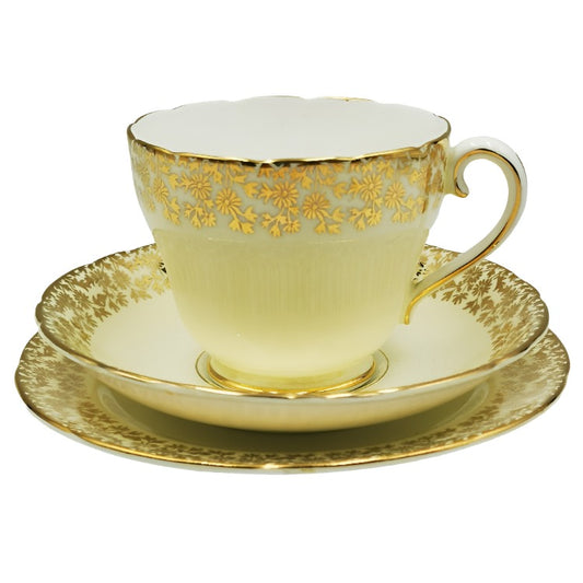 Vintage Adderley China H453 Teacup Saucer and Side Plate