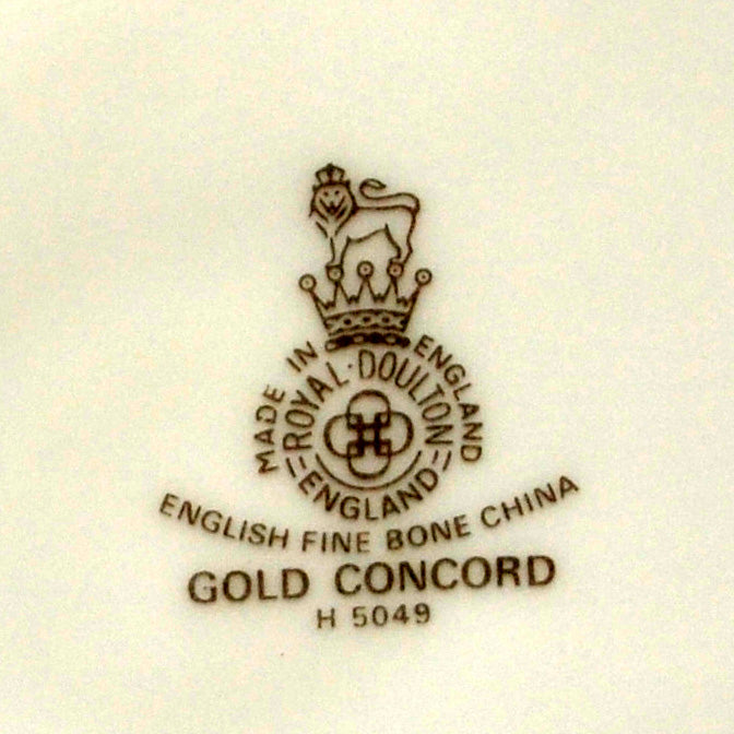 Royal Doulton Gold Concord H5049 China Coffee Pot