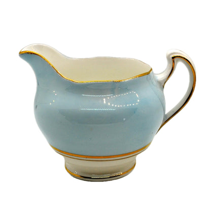 Colclough China Harlequin Ballet Pastel Blue Milk Jug