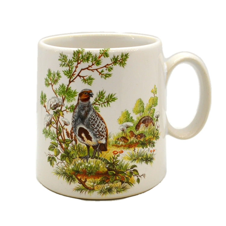 Vintage Holkham Studio Pottery Grouse Mug