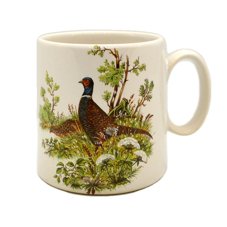 Vintage Holkham Studio Pottery Pheasant Mug