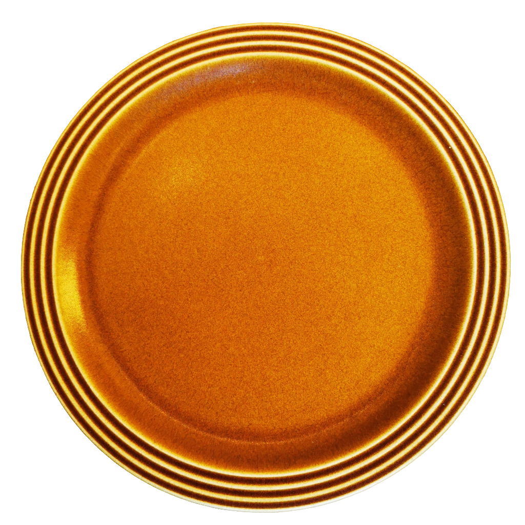 Hornsea Pottery Saffron Salad or Lunch China Plate Vintage Farmhouse