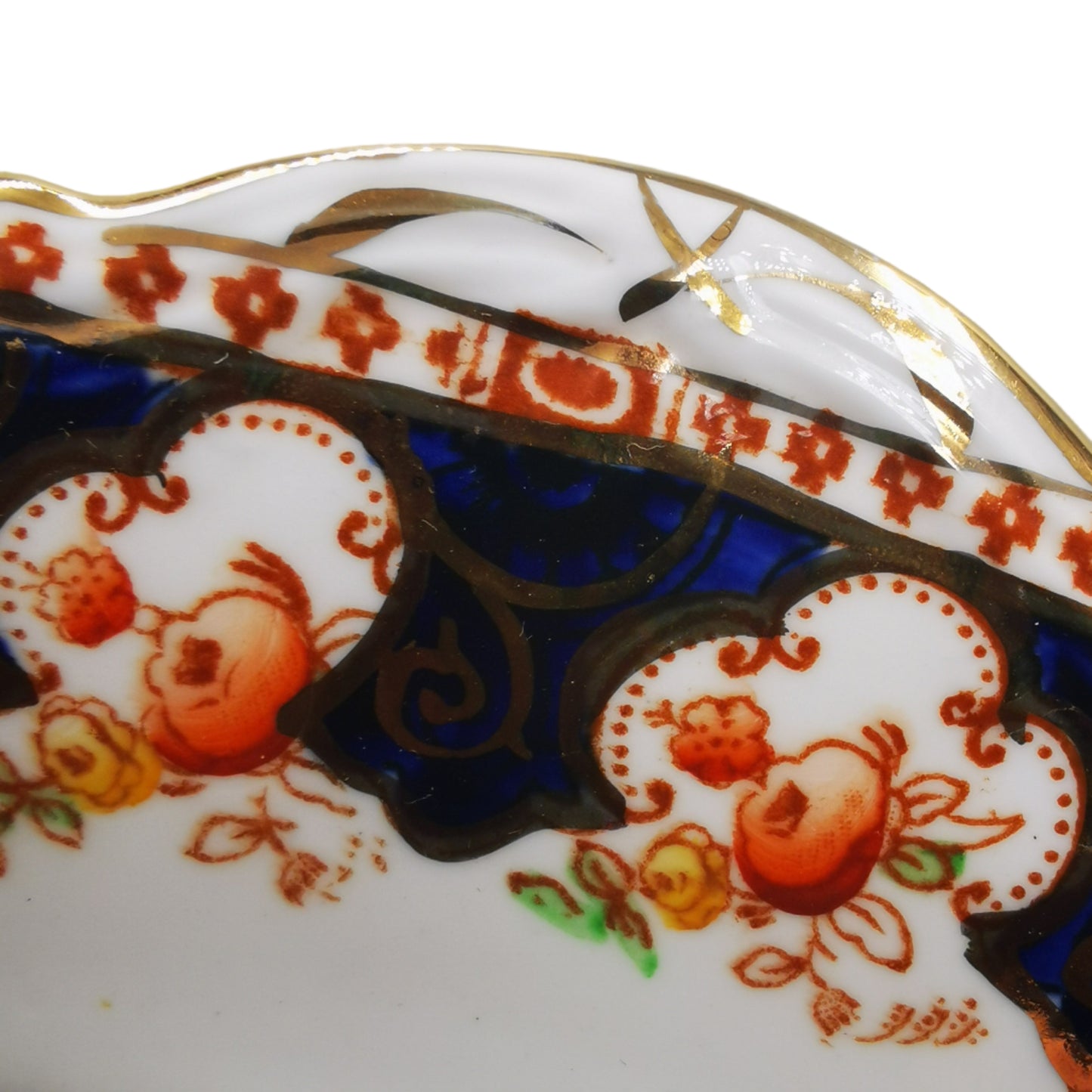 Antique T C Wild Imari China Cake Plate
