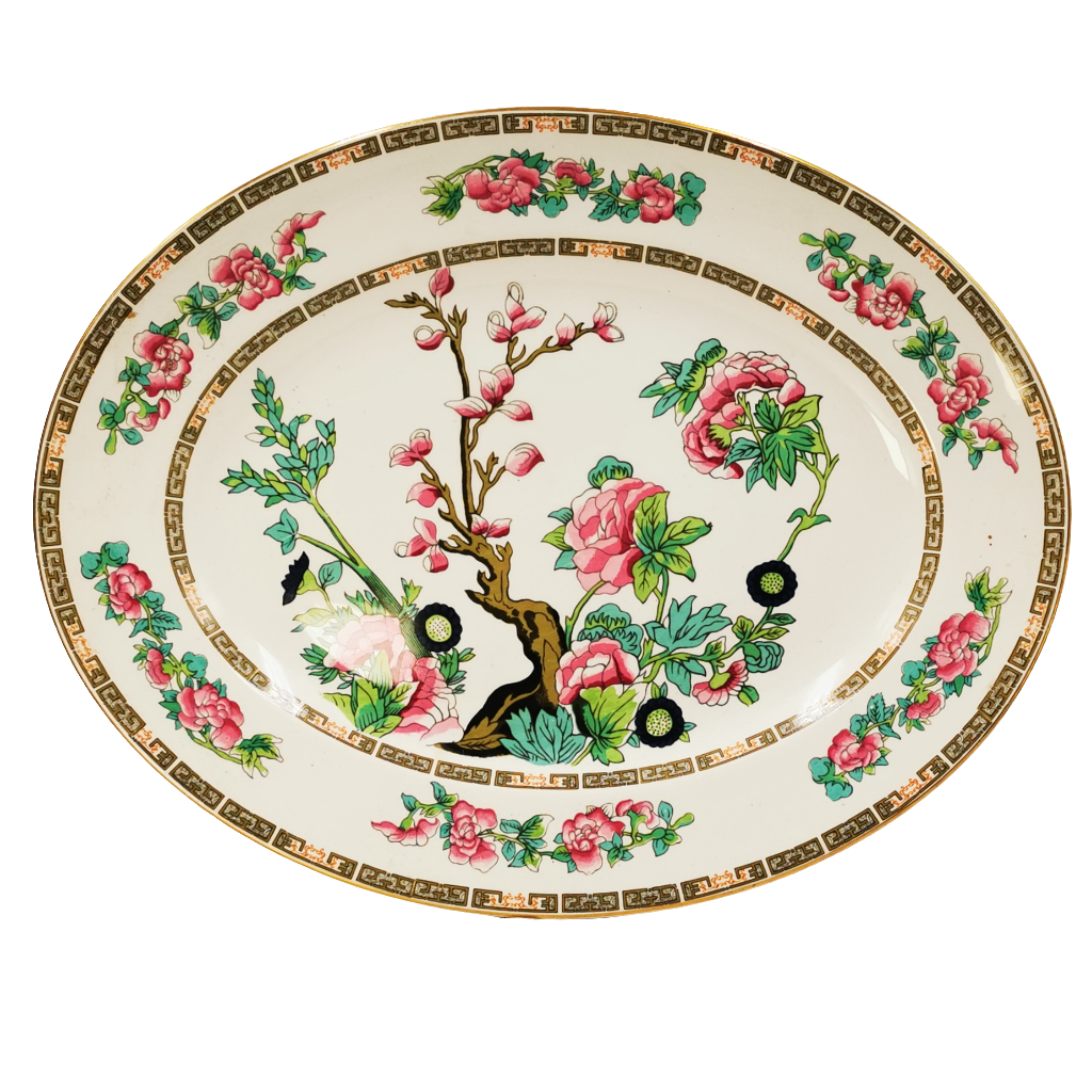 John Maddock & Sons Indian Tree China 14-inch Oval Platter