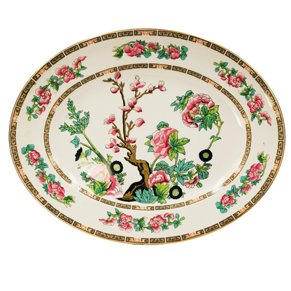 John Maddock & Sons Indian Tree China 14-inch Oval Platter