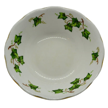 soup bowl ivy leaf colclough