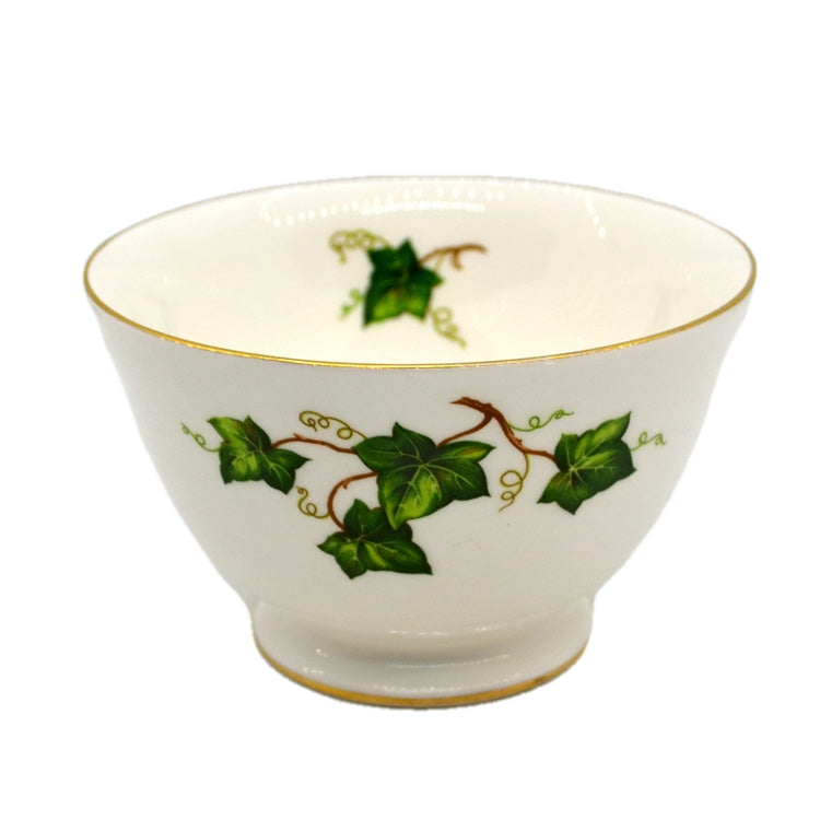 Colclough Ivy Leaf China Sugar 4-3/8th-inch Pedestal Sugar Bowl 1954-1965
