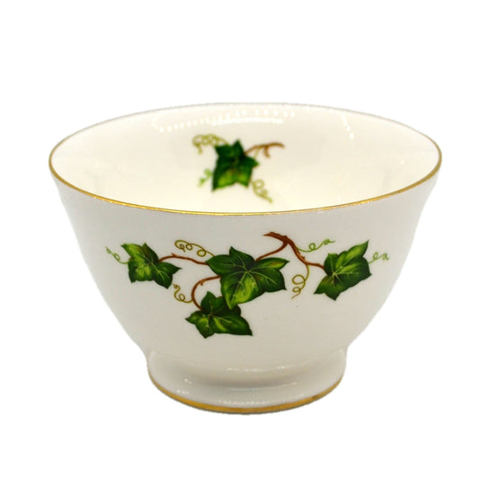 Colclough Ivy Leaf China Sugar 4-3/8th-inch Pedestal Sugar Bowl 1954-1965