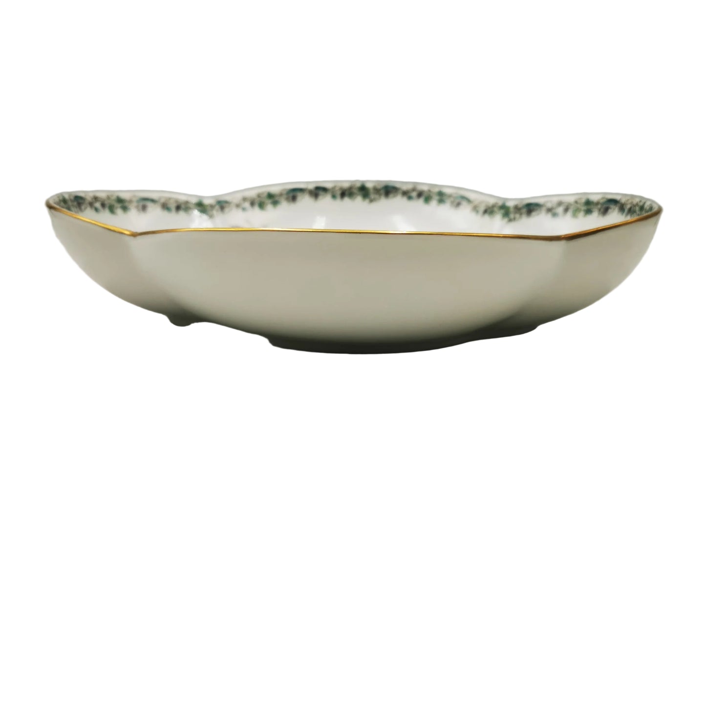 Japanese Aichi Seto Porcelain China Butterfly Dish