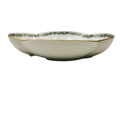 Japanese Aichi Seto Porcelain China Butterfly Dish