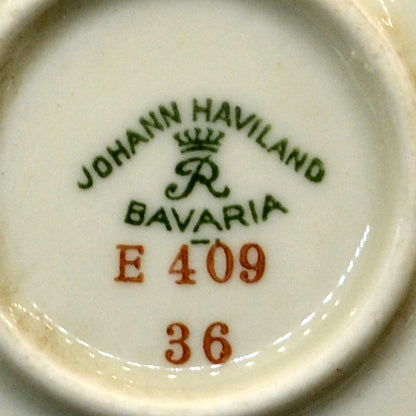 Johann Haviland Bavaria Floral 12-inch China Cabinet Tray