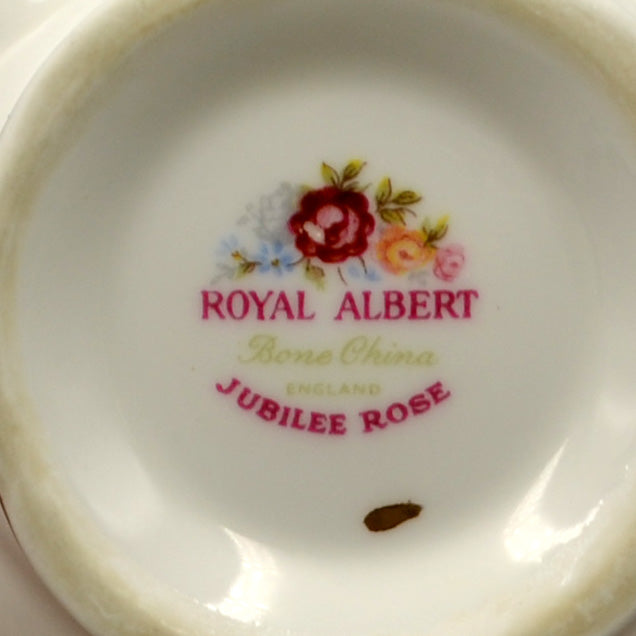 Vintage Royal Albert Jubilee Rose Bone China Milk Jug