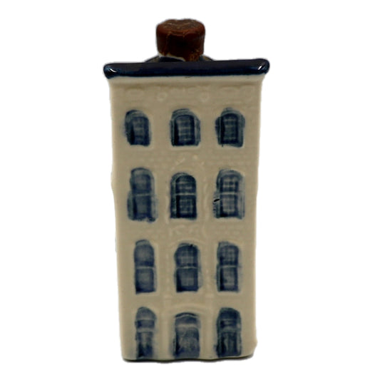 KLM Delft Miniature Collectable China House filled with Liquor