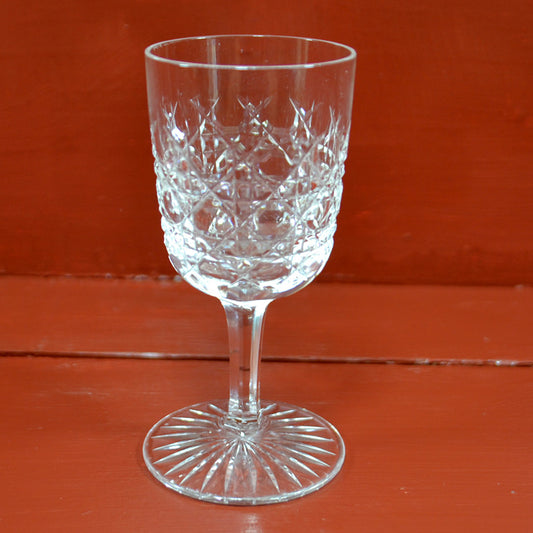 Small Lead Crystal Port or Sherry Glass