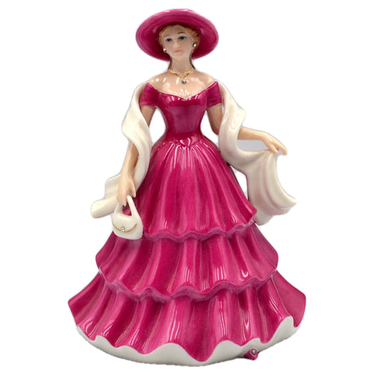 Leonardo Collection by Artist Annie Rowe Porcelain  Lady Figurine