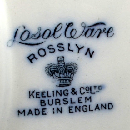 Antique Keeling & Co Burslem Losol Ware Rosslyn Pattern 4439 Starter or Side Plate