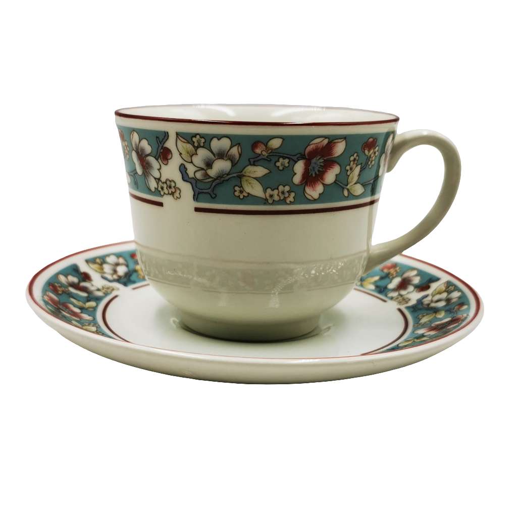 Johnson Brothers China Malvern Teacup and Saucer