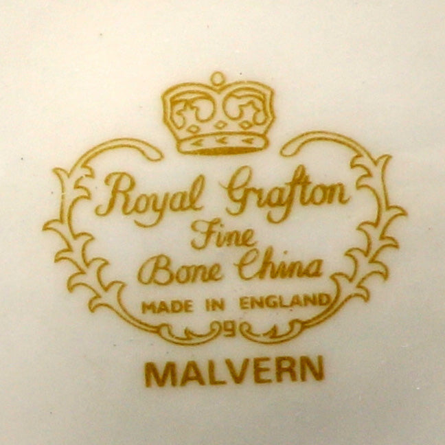 Vintage Royal Grafton Bone China Malvern Pattern Butter Dish