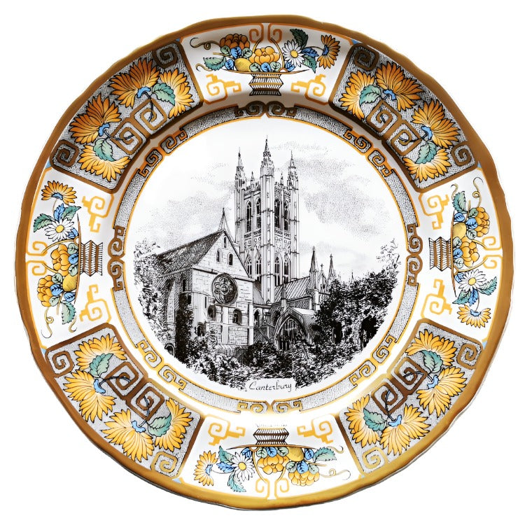 Masons China Christmas 1986 Canterbury Cathedral Plate